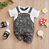 Mono de verano para bebé ins de manga corta súper lindo de animalitos pequeños ropa de gateo khayi ropa de verano fina venta al por mayor