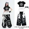 Roupas de Jazz para Meninas Tendência Cool Fashionável Crianças Jazz Passarela Performance Personalidade Juventude Dança de Rua Performance Fantasia Explosiva Rua