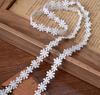 Renda Branca Vazada Bordada Acessórios de Renda Roupas Colar Porta-Cartões de Roupa Artesanal DIY Borda Estreita Decorativa
