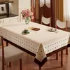 Mantel Estilo Caricatura con un Toque de Lujo Ligero y de Alta Gama, Nuevo Modelo 2026, Lavable, Impermeable, a Prueba de Aceite, Mantel de PVC, Salvamanteles para Mesa de Café