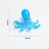 Adornos Decorativos de Pulpo Flamenco Adornos Creativos de Dibujos Animados Lindos Adornos de Escritorio Animales de Vidrio