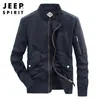 Jaqueta Juvenil Casual Algodão Mancha Preta Nova Outono 2021 Zíper Ajuste Normal Bolso Lateral Costura Lateral #