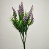 Lavanda Simulada de 7 Cabezas Oem del Fabricante, Ramo de Flores Falsas de Helecho Biónico Transfronterizo, Plantas Decorativas de Plástico y Plantas Verdes