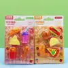 Goma de borrar mini de dibujos animados Qihao traje de goma de borrar espacial creativo goma de borrar para estudiantes pequeño regalo para estudiante de primaria