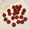 Contas Octogonais de Ágata Vermelha Estilo Tang Contas Soltas para Pulseiras de Joias, Acessórios, Colares e DIY 595