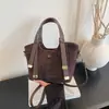 Bolsa Tote Versátil de Cor Sólida Nova Tendência da Primavera de 2026 Bolsa de Mão Ombro Único Transversal Bolsa de Moda para o Dia a Dia Feminina