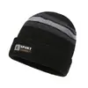 Gorro de Invierno Cálido de Punto para Hombre, Estilo Coreano Moderno Versátil a Prueba de Viento Protección para Orejas Grueso Color Sólido de Lana, Gorro Transfronterizo para Clima Frío