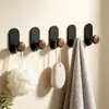 Gancho de Pared Estilo Vintage para Detrás de la Puerta, Adhesivo Fuerte, Gancho Montado en la Pared para Entrada sin Taladro para Colgar Ropa y Sombreros