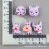 Accesorios de Resina Pegamento Blanco Funda para Teléfono Móvil Accesorios para Cachorro Diadema de Animales de Dibujos Animados Tocado DIY Pinza para el Cabello Pasador Material