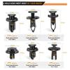 A fivela de 120 peças é adequada para fivela de fixação do corpo Fivela de pára-choques de clipe universal de distância de furo de 6,3-10 mm
