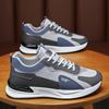 Sapatos Masculinos 2024 Primavera Casual Couro Tênis Esportivo Tênis de Corrida para Estudantes Versátil Tênis de Corrida Masculino Respirável Cano Baixo Antiderrapante