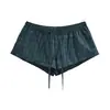 191-2026 Moda Nueva Primavera/Verano Shorts Adelgazantes que Levantan los Glúteos Estilo Europeo y Americano Sexy Shorts de Cintura Elástica para Mujer