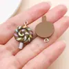 Colgante de Resina Color Chocolate Donut Helado Pastel Café Pulsera DIY Llavero Accesorios