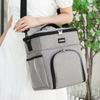 Sanneng Bolsa Térmica Dupla Camada Transfronteiriça Grande Capacidade Bolsa de Piquenique ao Ar Livre para Trabalho Bolsa de Almoço Armazenamento de Leite Bolsa de Gelo Espessada