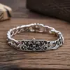 Pulsera Audaz de Cruz para Hombre - Colección de Pulseras Vintage Europeas y Americanas de Moda
