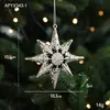 Pendente de Plástico Prateado de Formato Especial Transfronteiriço Galvanizado Brilhante Acessórios de Pingente de Árvore de Natal Decorações de Natal