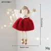 Nuevo sombrero de ángel de tela navideña, adorno único para niñas, decoraciones temáticas navideñas para el hogar y fiestas