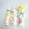 Dibujos animados cariño deportes bebé resina accesorios crema pegamento diy horquilla cuerda taza zapato flor llavero decoración