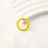 Anillo de resorte de aleación de zinc pintado en stock, bolsa con hebilla redonda pequeña, accesorios de joyería, hebilla de resorte abierto, anillo de resorte colorido