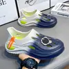 Crocs de Oficina para Hombre Antideslizantes Planos para Exteriores Sandalias Cerradas Simples de Playa para Hombre Sensación Suave