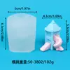 Molde de Silicona para Hornear DIY, Casa de Cabina, Castillo, Deslizante, Vela, Aromaterapia, Adornos de Escritorio, Molde de Silicona