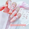 Accesorios de Uñas de Moda: Decoraciones de Zapatilla de Ballet con Lazo Rosa Dulce, Piezas de Decoración 3D de Aleación para Uñas