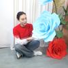 Exhibición de ventana, flores de espuma de rosas, flores para bodas, celebraciones, centros comerciales, atracciones, accesorios de decoración del Día de San Valentín, venta al por mayor