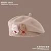 Boina para Niños Otoño e Invierno Gorros para Bebés Niños y Niñas, Gorros Tejidos Lindos y Elegantes, Versátiles Gorros de Pintor para Niñas