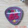 Novos Estilos de Patches Bordados em Toalha Costurados à Mão Sem Adesivo Patches de Tecido Cartoon Alfanuméricos Gancho Decorativo Patches Frios