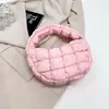 Bolsa de Nube de Terciopelo Acolchada Personalizada al por Mayor Bolsa Cuadrada Pequeña Moda Nueva Bolso de Mano Lindo Plegado Bolsa para Mujeres