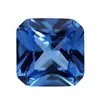 119 # Espinélio Azul Sintético Pedra Solta, Gema Artificial Superfície de Anel com Fundo Pontiagudo, Formato Pera, Formato Coração, Retangular e Combinação de Várias Formas