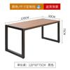 Mesas y Sillas de Exterior Modernas Simples de Plástico Madera Mesa y Sillas de Comedor Mesa y Sillas para Patio Balcón Mesa Negra Mesa de Descanso para Cafetería