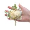Eternal Angel 954 Rose Ball Crisântemo Simulação Série Recém-chegado Decoração de Casamento Corsage Pulso Flor Grande Conjunto Completo