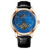 Reloj mecánico hueco para hombre TEVISE Twist, reloj de negocios luminoso con sol, luna y estrellas, reloj transfronterizo al por mayor