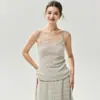 Conjunto de tricô Campolai 25% seda de amoreira 75% caxemira cardigan feminino de comprimento médio com detalhes em renda