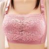 Talla grande Encaje Sin aro de acero Recopilación Sujetador ajustable Ropa interior de mujer Antideslizante Soporte superior ligero Sujetador cómodo
