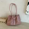 Bolsa de mano Shuai Mi Jia de gran capacidad, bolso de hombro para mujer, nuevo modelo de verano 2026, bolsa tejida de lujo ligero de nicho para el día a día