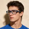 Gafas Deportivas para Ciclismo con Montura Ligera, Patillas Antideslizantes Mate y Lentes Sin Graduación, Adecuadas para Hombres con Miopía, Fabricadas de Material Ultra Ligero Tr90