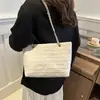 Bolsa Mensageiro Casual para o Dia a Dia 2024 Primavera e Verão Nova Bolsa Tote Simples com Corrente Bolsa de Ombro Bolsa Popular da Moda para Mulheres