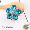 Hebilla Creativa y Exquisita de Flor de Perla Flor de Diamante Placa Hebilla Accesorios para Salida de Aire de Coche Accesorios DIY para Zapatos Accesorios para el Cabello Accesorios
