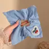 Pañuelo Cuadrado Estilo Perezoso para Atar el Cabello con un Toque de Lujo, Scrunchie Grande para Mujer, Cuerda para Cola de Caballo, Lazo de Tela para el Cabello, Accesorio para el Cabello Estilo Dulce