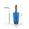 Punta de Posicionamiento Magnética Ajustable para Pladur, Resistente a Impactos, Antideslizante, Especializada para Instalación de Techos de Carpintería, Punta de Destornillador en Forma de Cruz