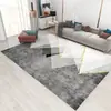 Alfombra de terciopelo de cristal estilo ins nórdico para sala de estar del hogar, alfombra grande, tapete para sofá y mesa de café, alfombrilla antideslizante para suelo de dormitorio