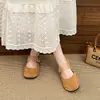 ¡Nuevos Modelos en Stock! Zapatos Planos de Moda Nuevos para Mujer de Primavera y Otoño, Suministro Directo, Mocasines Retro de Suela Gruesa sin Cordones, Suela Suave