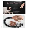 Mano Robot para Uñas, Mano Protésica para Práctica, Modelo de Mano Móvil, Mano para Exhibición de Uñas, Mano Robotizada Móvil con Succión Magnética