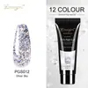 Set de Gel de Extensión No Pegajoso para Uñas, Gel Adhesivo para Pedrería, Gel para Esculpir y Dar Forma, Gel de Extensión para Fototerapia, Gel para Arte de Uñas