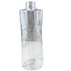24 Dientes 320ml Botella Poligonal Ventas Directas de Fábrica Sub-botella Diaria Encaje Textura Poligonal Plástico pet Botella para Cuidado