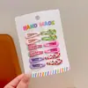 Pinzas para el cabello infantiles de moda con forma de estrella, versátiles y no dañan el cabello, juego de pasadores para arreglar mechones sueltos y flequillo, accesorios para el cabello para niñas