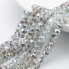 Cuentas Sueltas de Cristal 5*8mm Cuentas de Corte Rueda Fantasía DIY Pulsera Hecha a Mano Cadena de Teléfono Móvil Colgante Accesorios Material