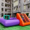 Campo de fútbol inflable completo con perímetro inflable